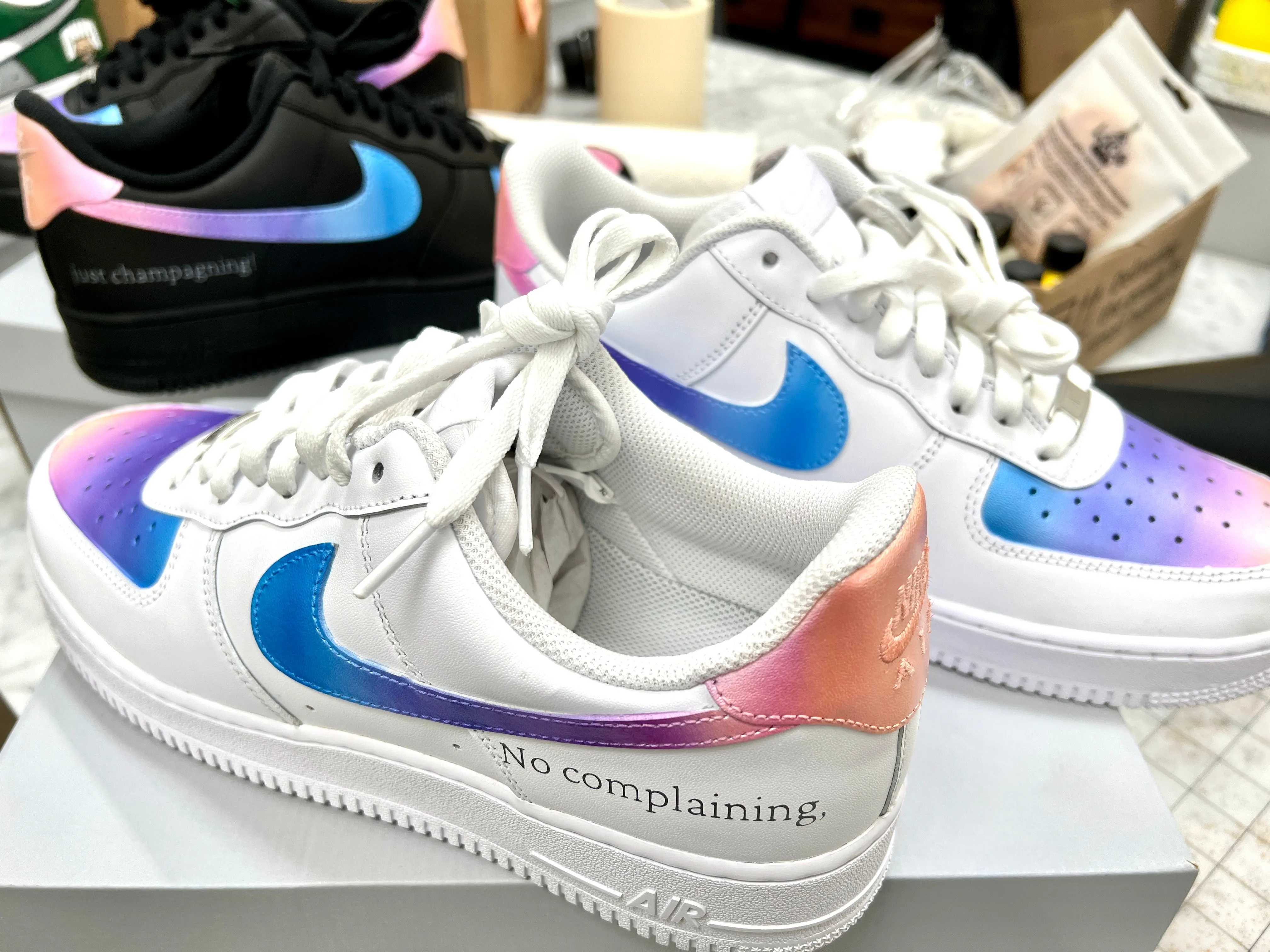 2 Pairs AF1 Lows - 11M - Custom Order - Invoice 2 of 2