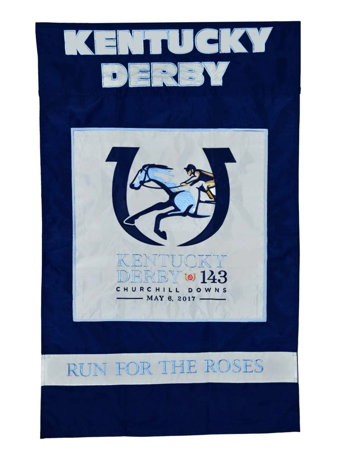 2017 Kentucky Derby Churchill Downs Horse Racing Indoor Outdoor Flag (45 x 28)