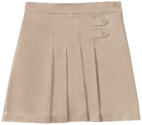 (55122AZ) Girls Stretch Pleated Tab Scooter (Size 7-16)