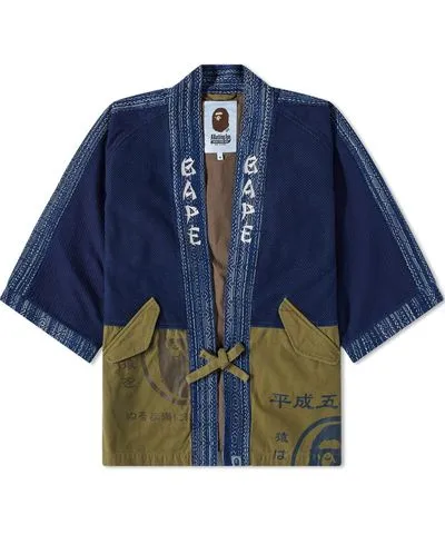 A Bathing Ape Men's Military Kimono Jacket