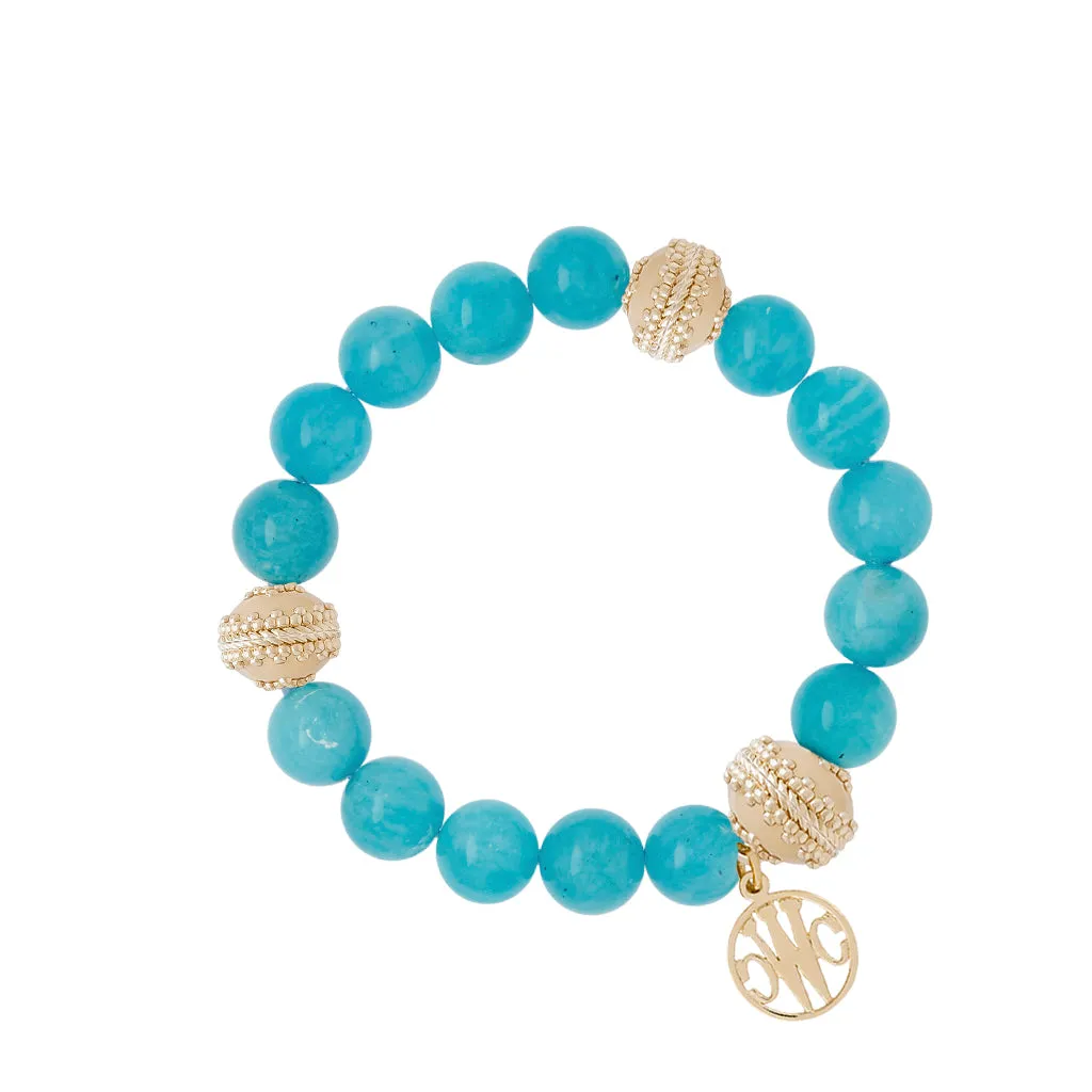 Amazonite Signature Stretch Bracelet