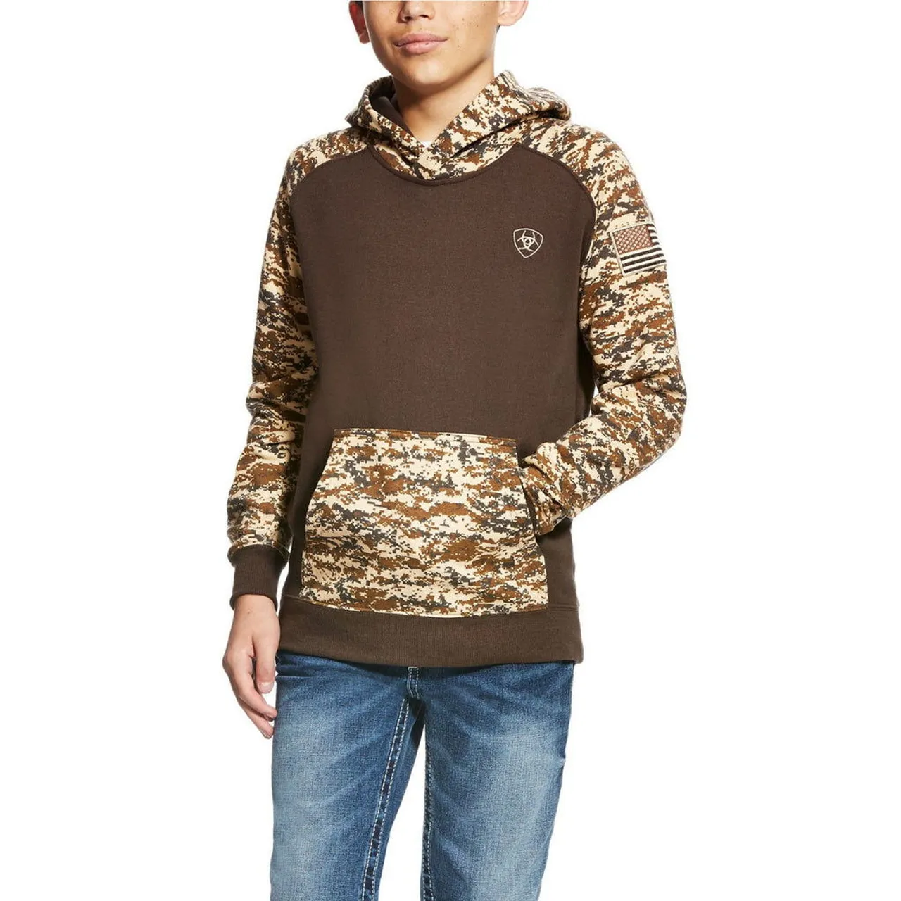 Ariat Boy's Patriot Desert Digital Camo Hoodie