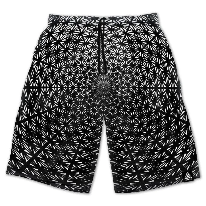 ASANOHA TETRA FADE PORTAL SHORTS