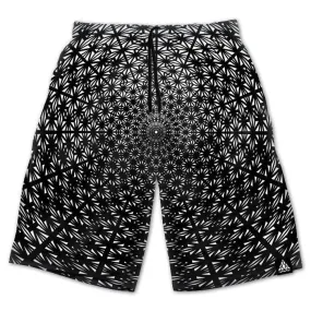 ASANOHA TETRA FADE PORTAL SHORTS