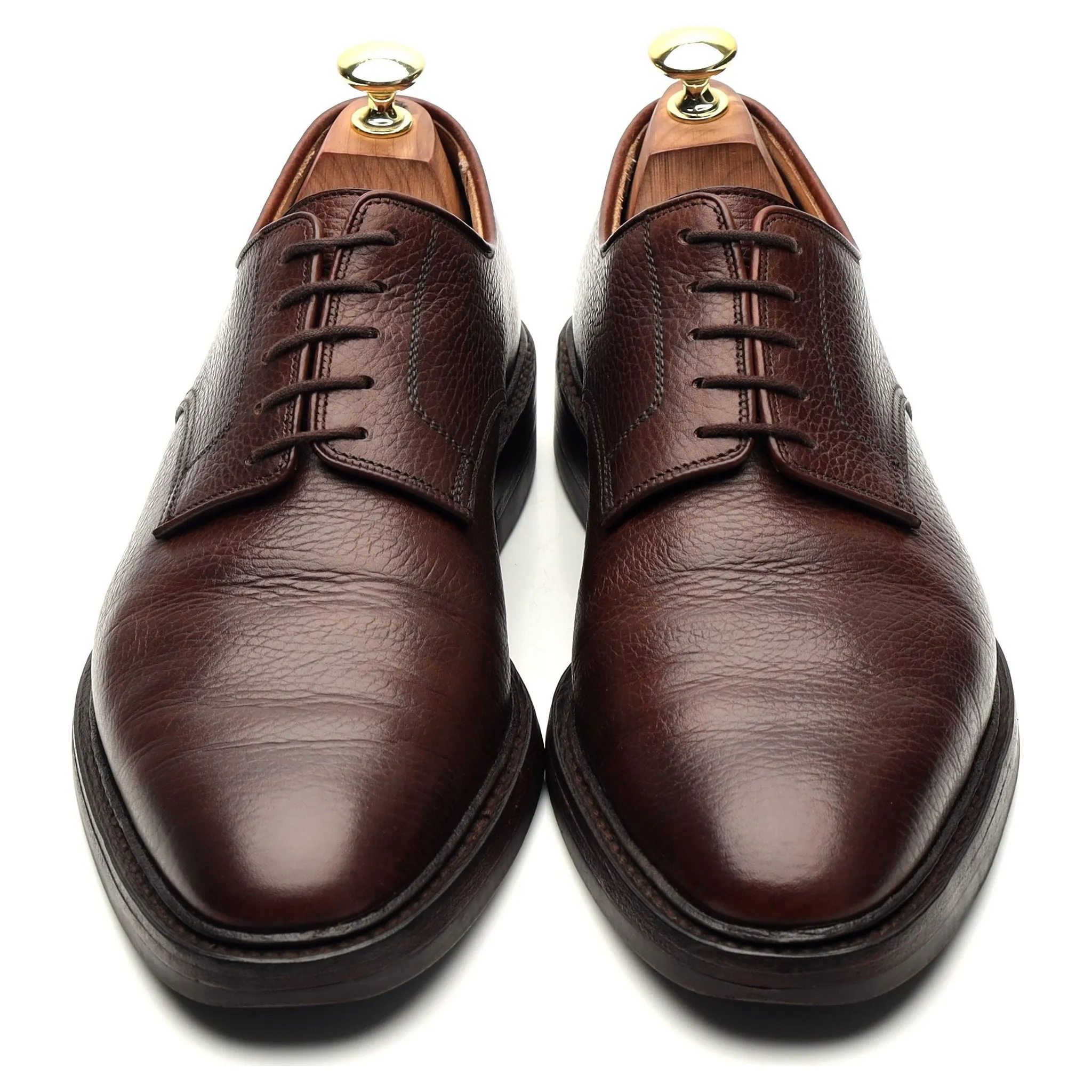 'Ashdown' Dark Brown Leather Derby UK 7.5 E