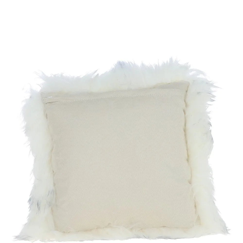 Ashwood Sheepskin Cushion Grey Mist