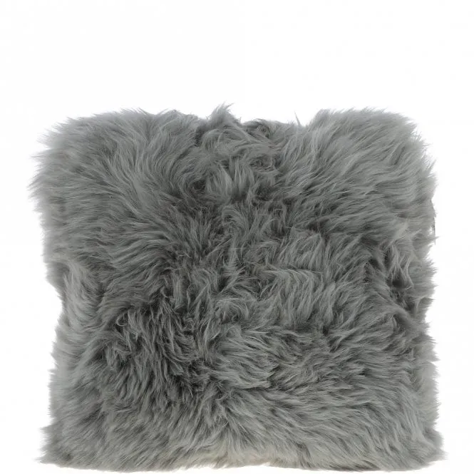 Ashwood Sheepskin Cushion Laurel Oak