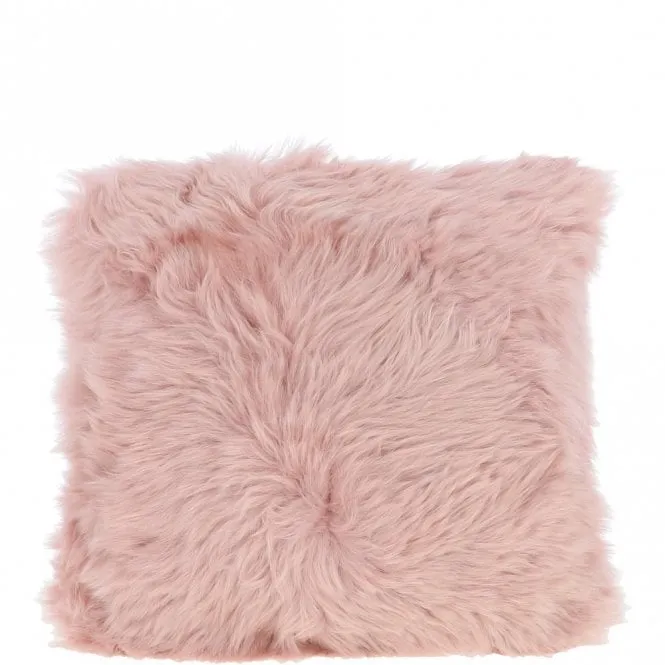 Ashwood Sheepskin Cushion Rosa