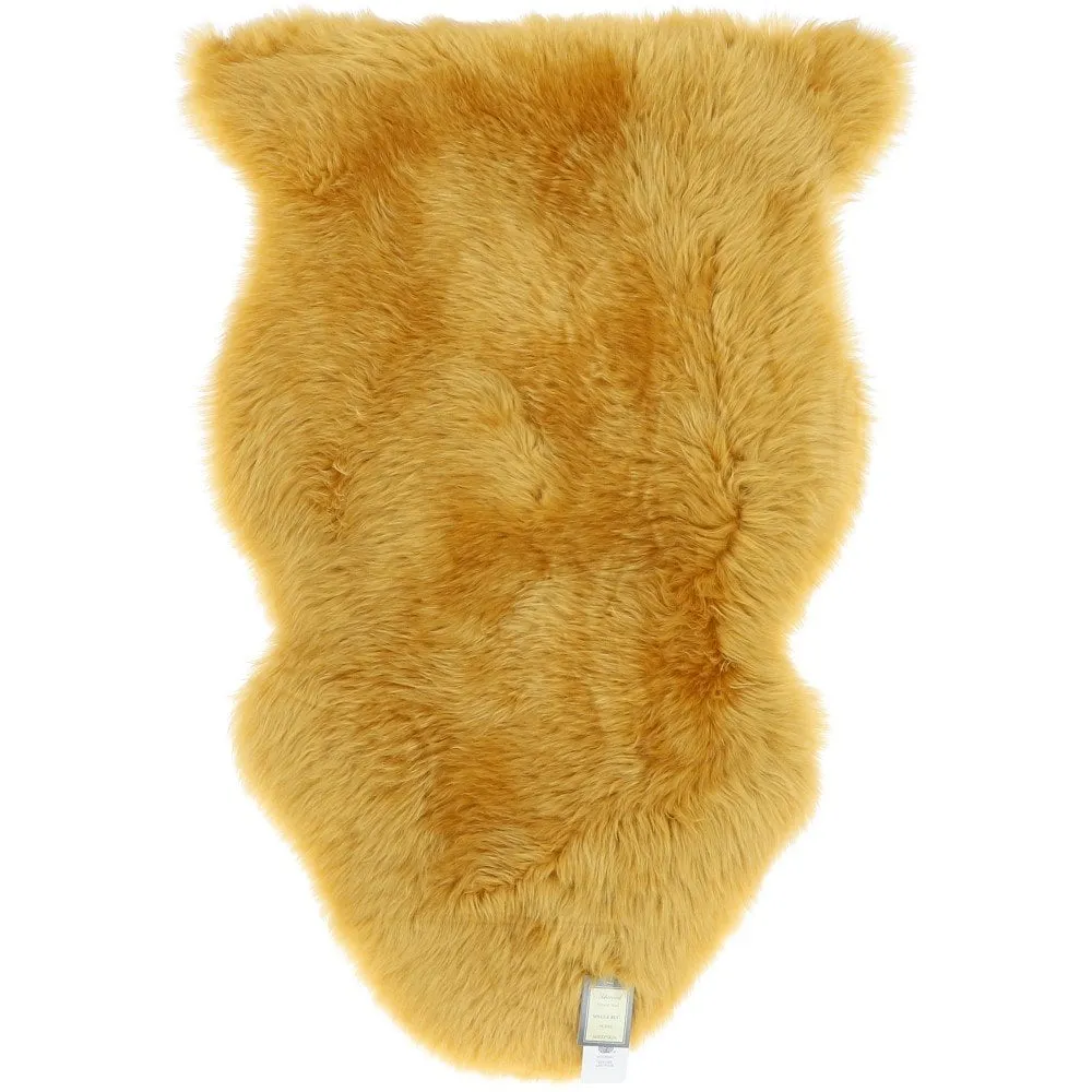 Ashwood Single Australian Sheepskin Rug Ochre