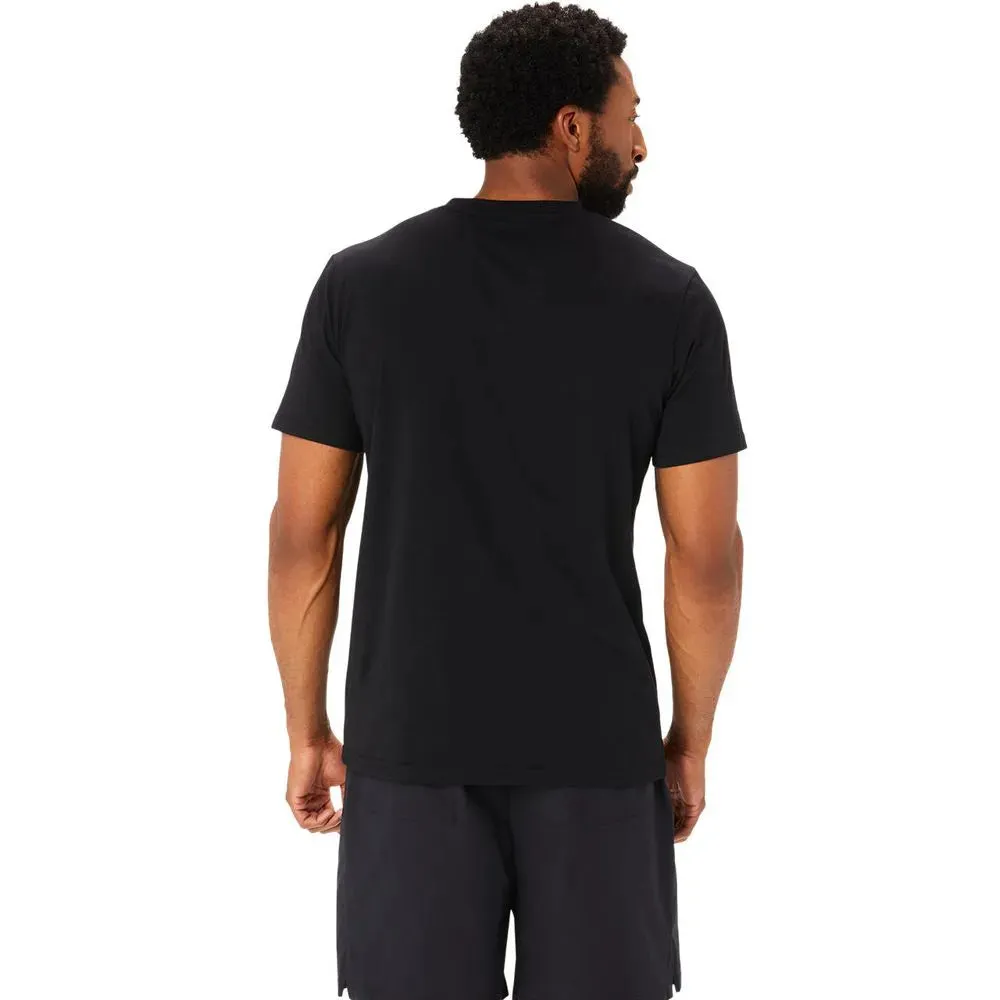 ASICS Men's Message Knit Short Sleeve Top (Performance Black)