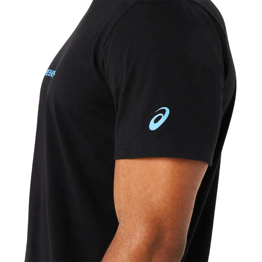 ASICS Men's Message Knit Short Sleeve Top (Performance Black)