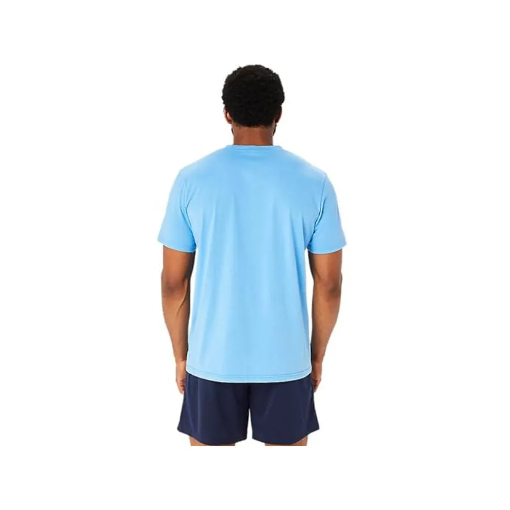 ASICS Men's Message Knit Short Sleeve Top (Waterscape)