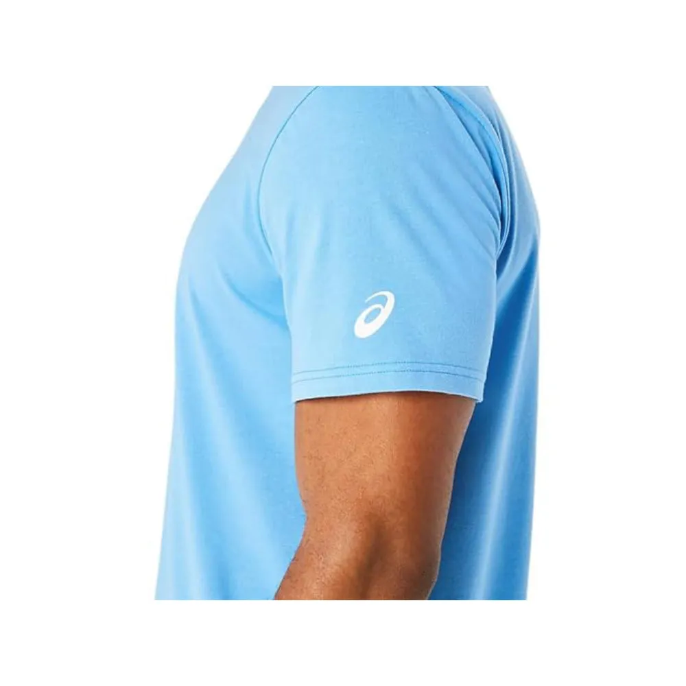 ASICS Men's Message Knit Short Sleeve Top (Waterscape)