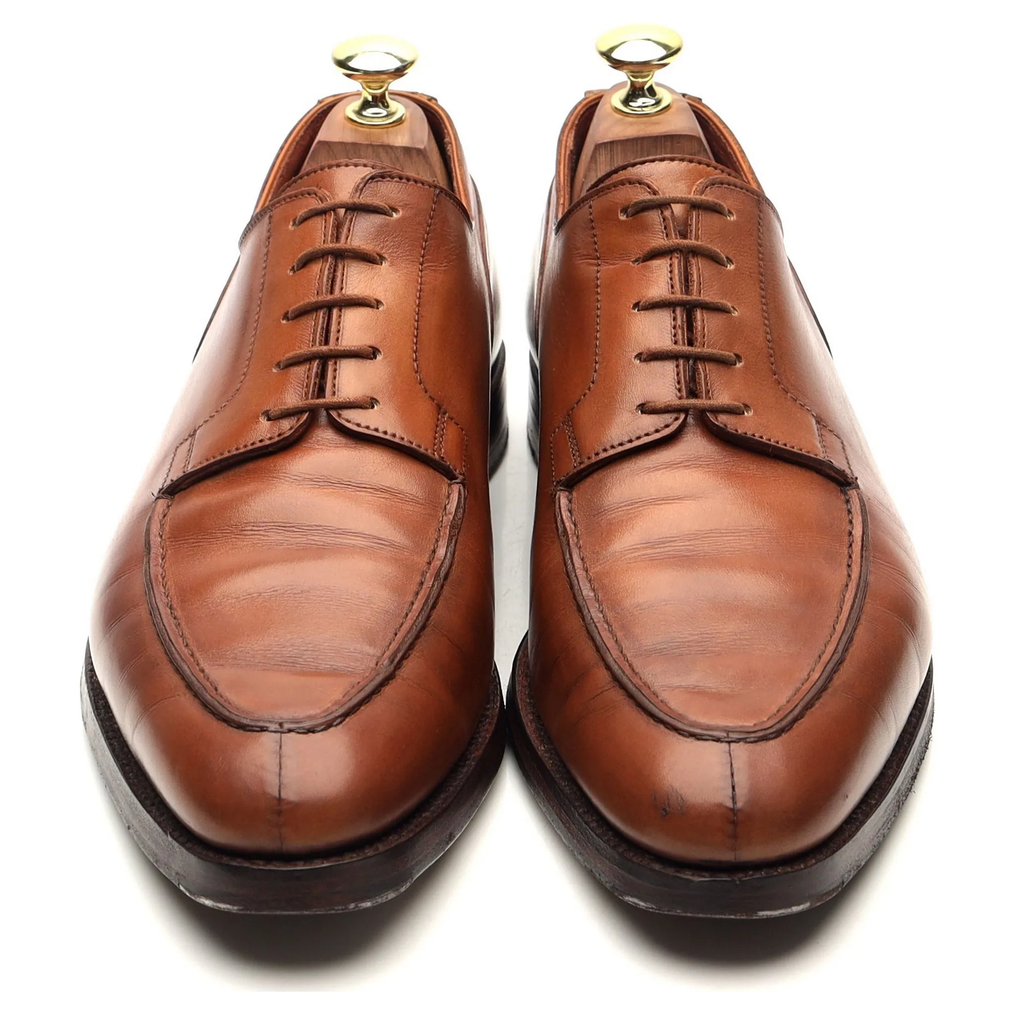 'Balfour' Tan Brown Leather Derby UK 7 E