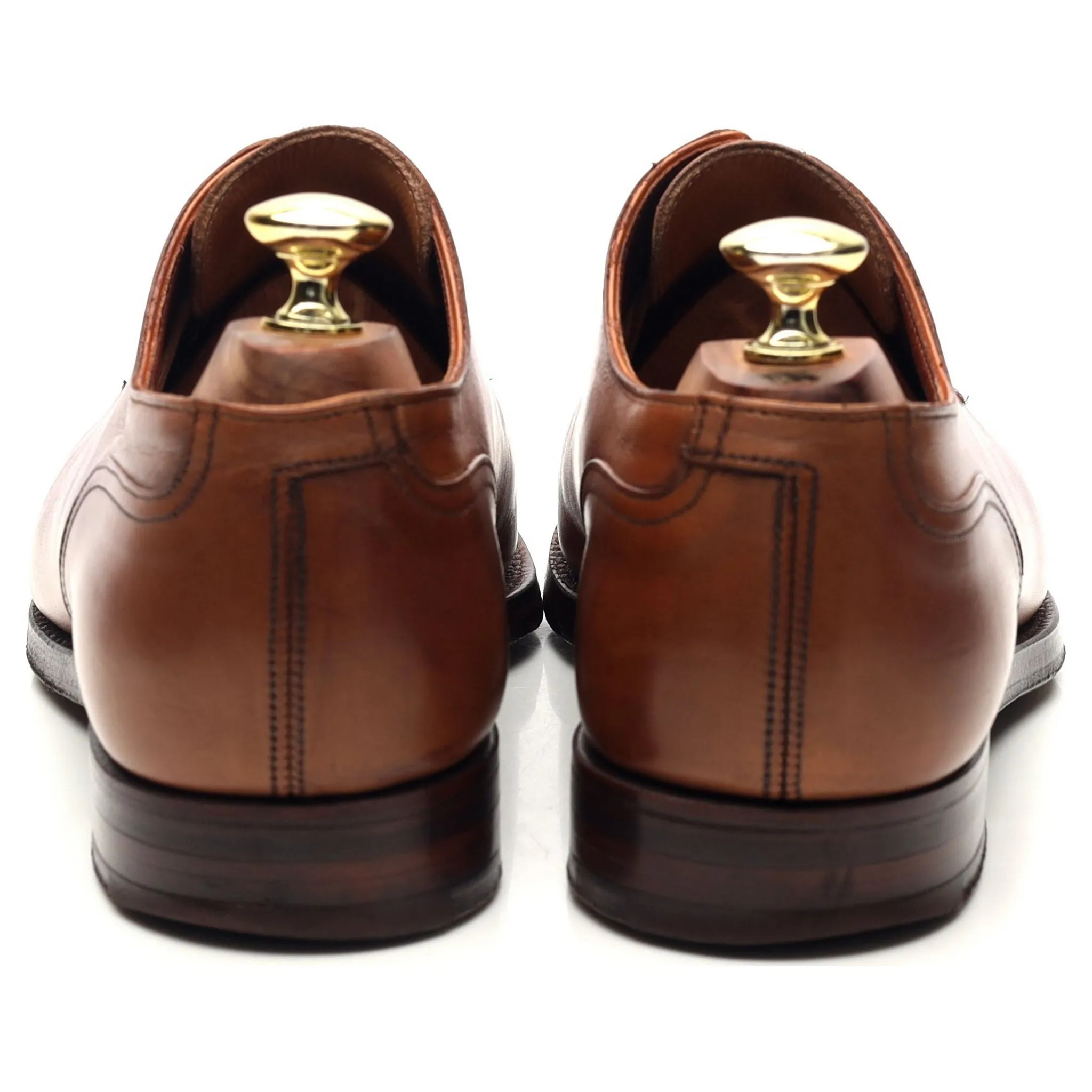 'Balfour' Tan Brown Leather Derby UK 7 E