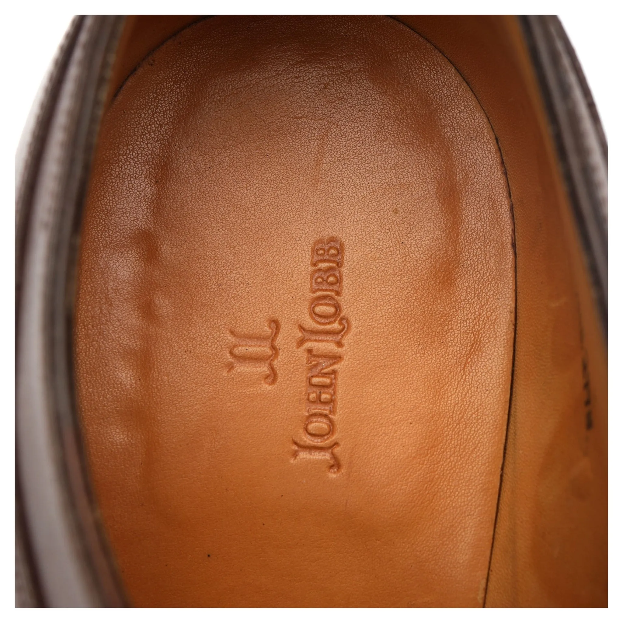 'Barros' Brown Leather Split Toe Derby UK 8.5 EE