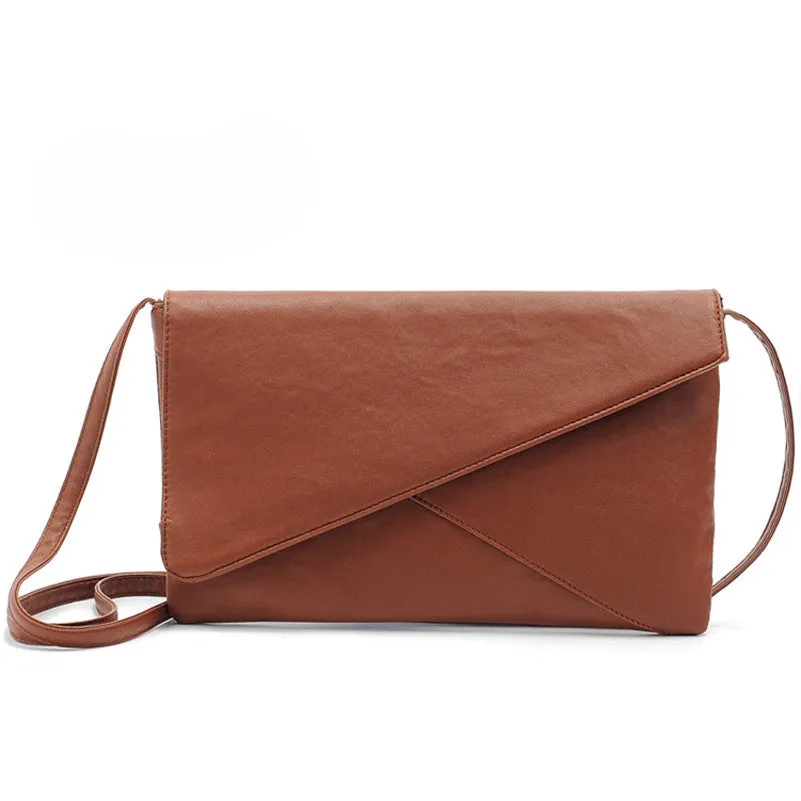 Best Sold Women Vintage Leather Envelope Shoulder Bag Crossbody Messenger Bags Clutch Hbags bolsa feminina