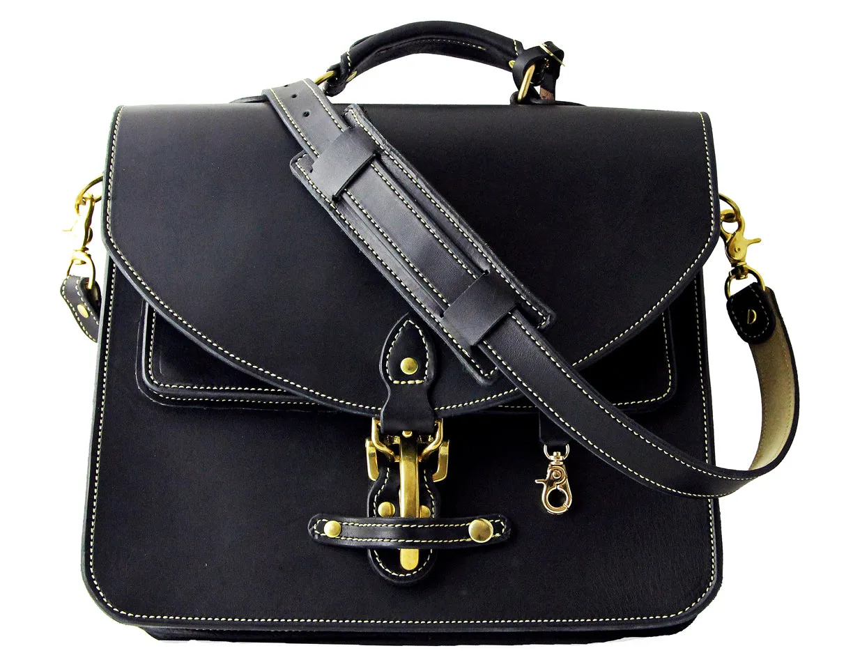 Billy Sunday Black Large Machila Briefcase