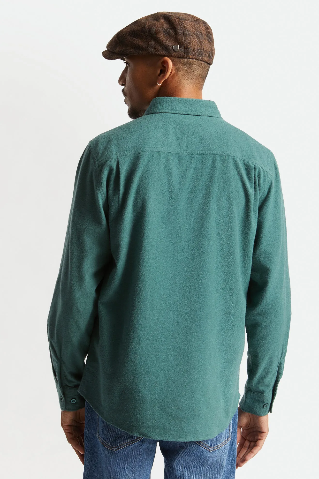 Bowery Soft Weave L/S Flannel - Pine