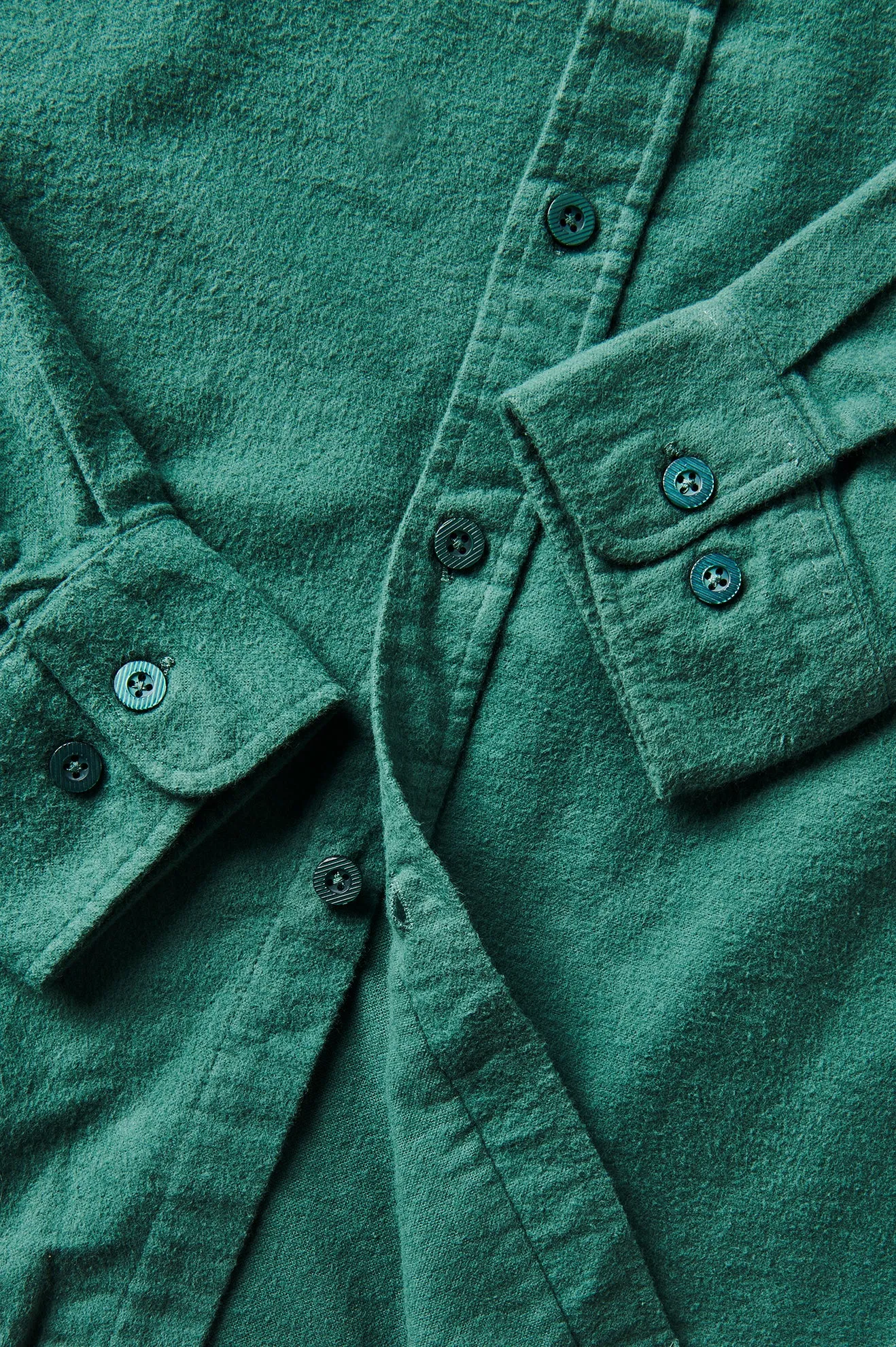 Bowery Soft Weave L/S Flannel - Pine