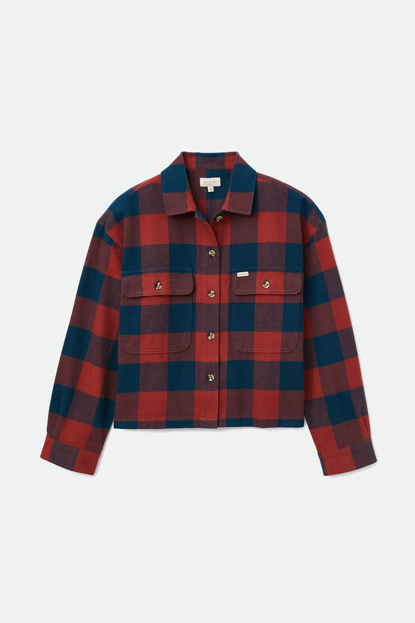 Bowery Women's L/S Flannel - Captain Blue