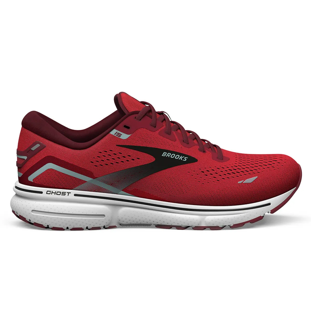 Brooks Ghost 15 Mens | Red/blue Haze/white