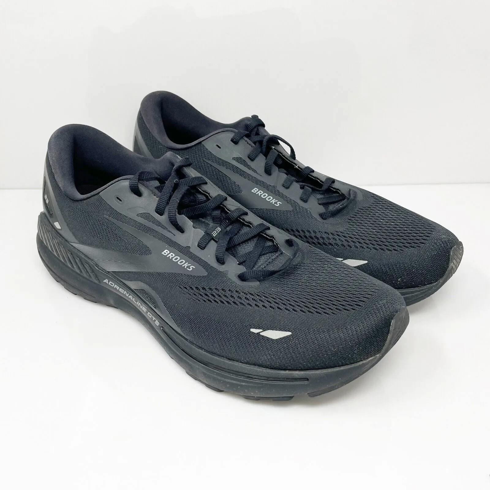 Brooks Mens Adrenaline GTS 23 1103911D020 Black Running Shoes Sneakers Size 15 D