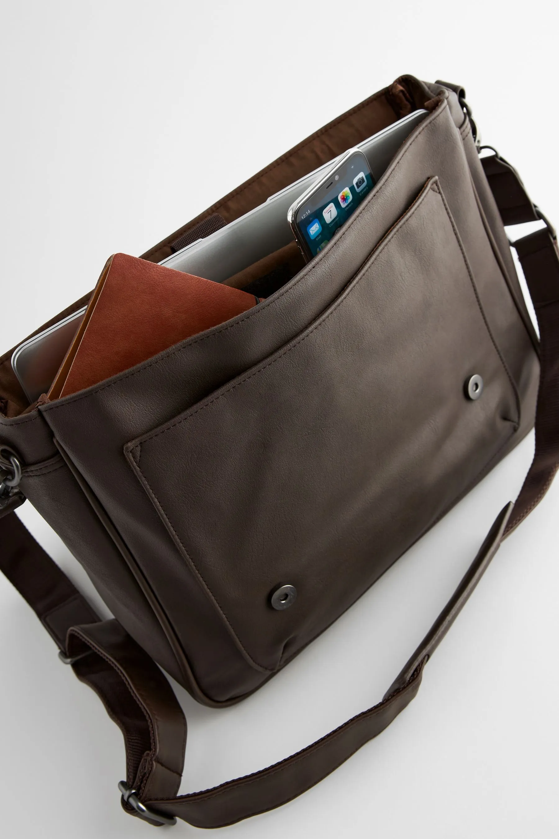 Brown Briefcase Messenger