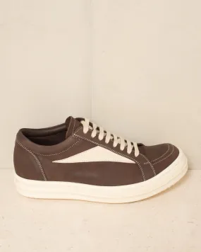 Brown Vintage Leather Sneakers