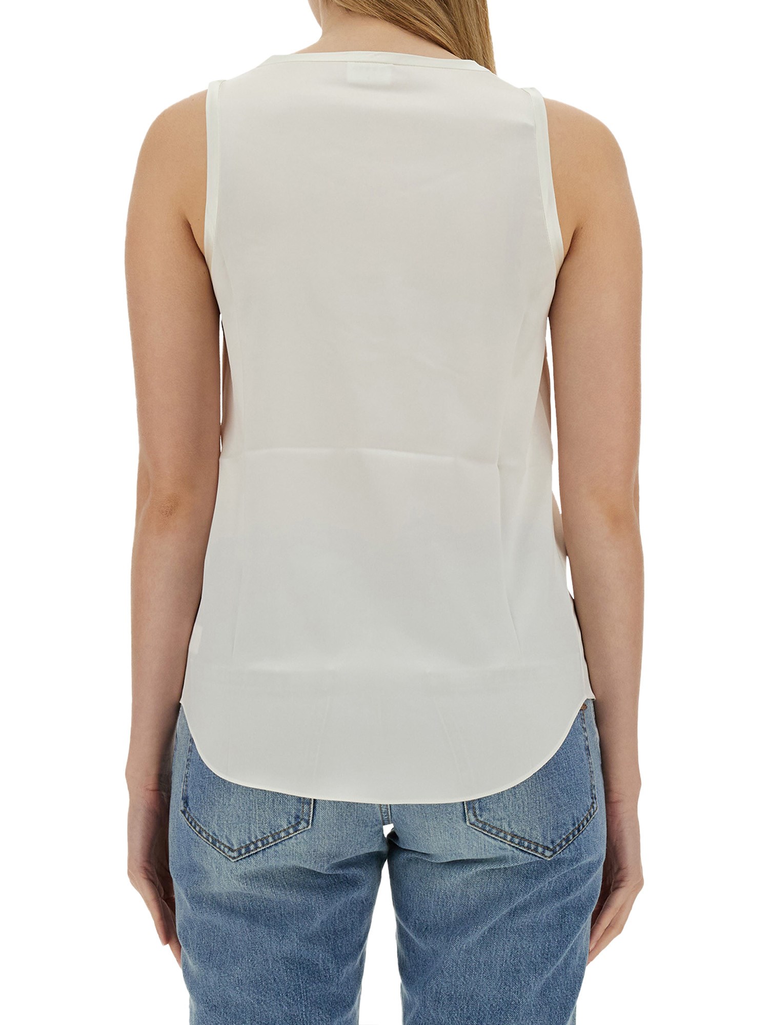 BRUNELLO CUCINELLI    STRETCH SATIN TOP