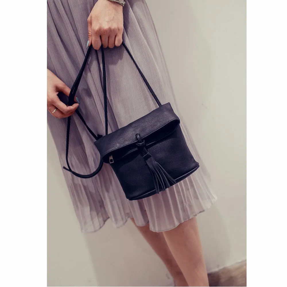 Bucket bag women PU leather handbag ladies shoulder bag cross bag Women Messenger Bags