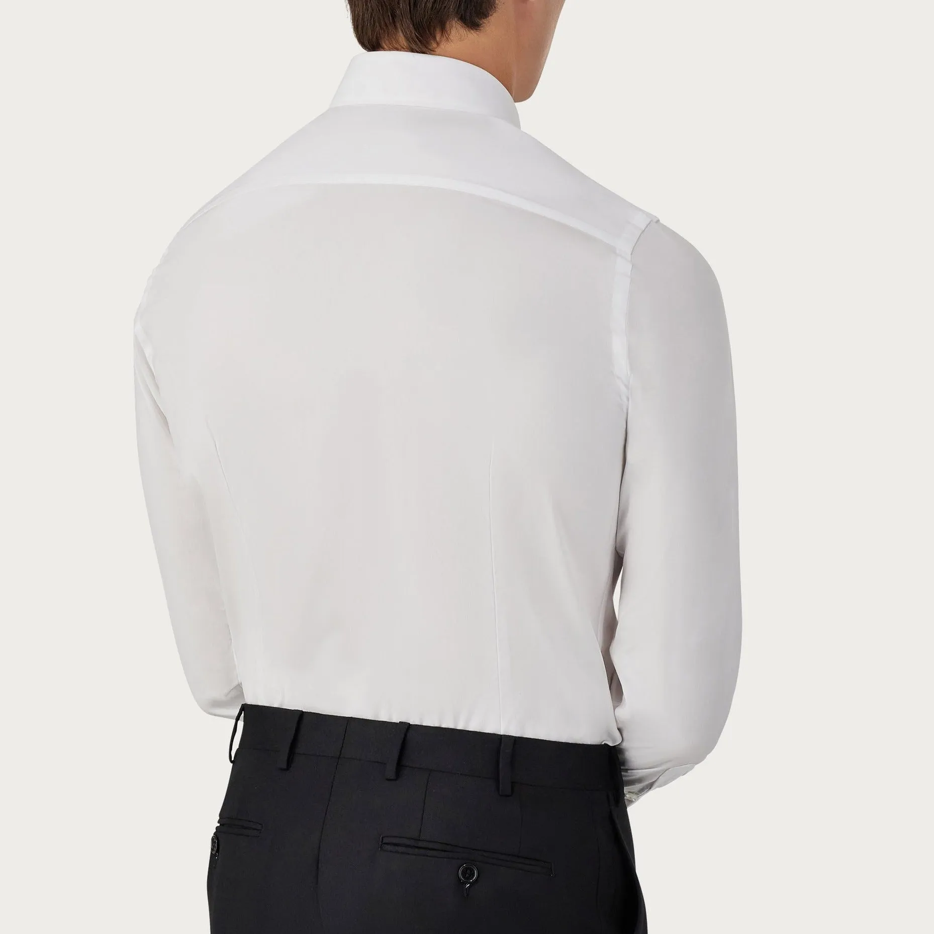 Canali Stretch Poplin Shirt