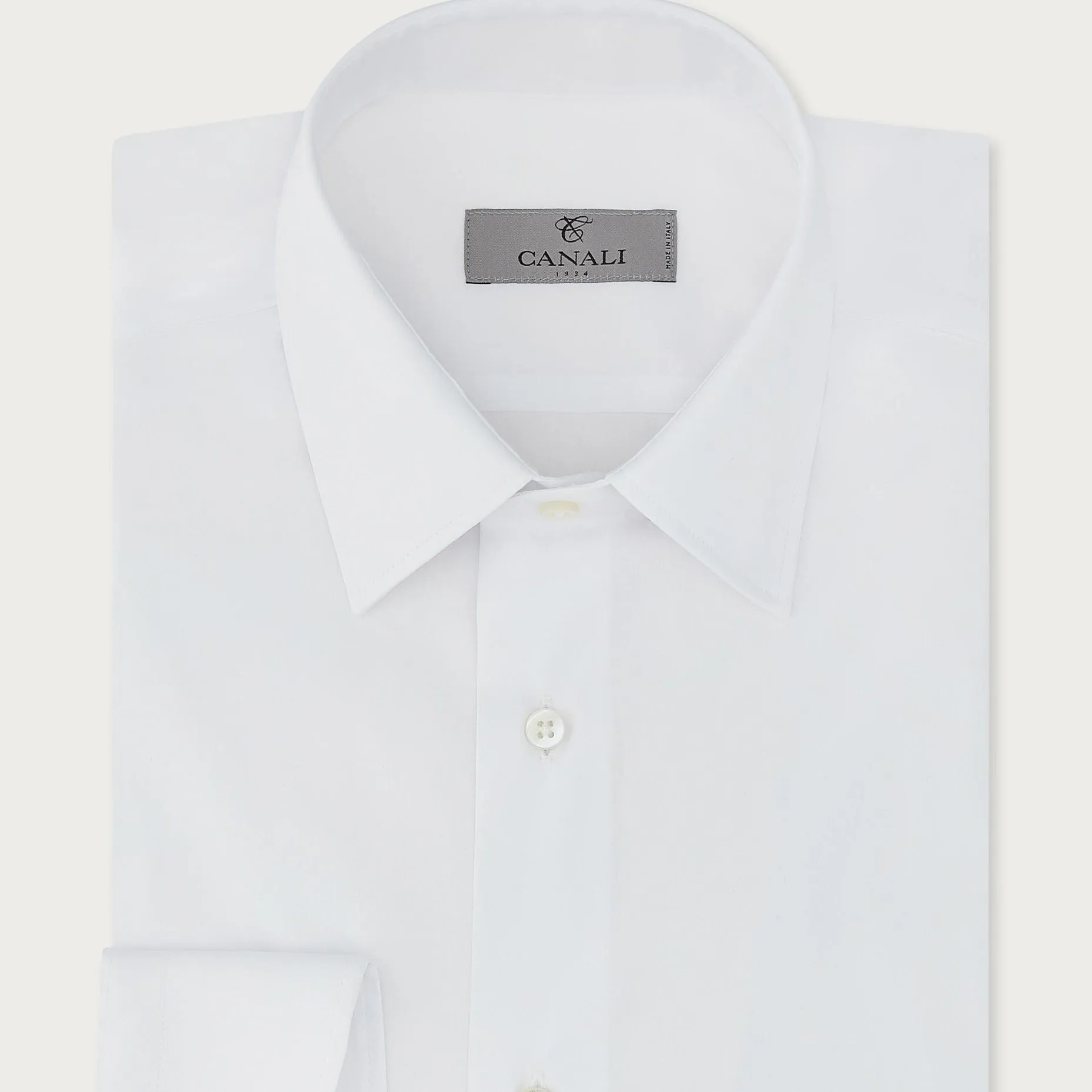 Canali Stretch Poplin Shirt