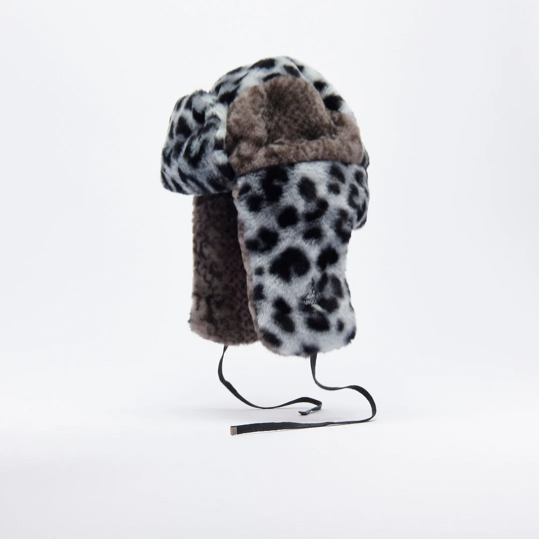 Chapeau Kangol - Wild Fur Trapper (Iced Lilac/Coal)