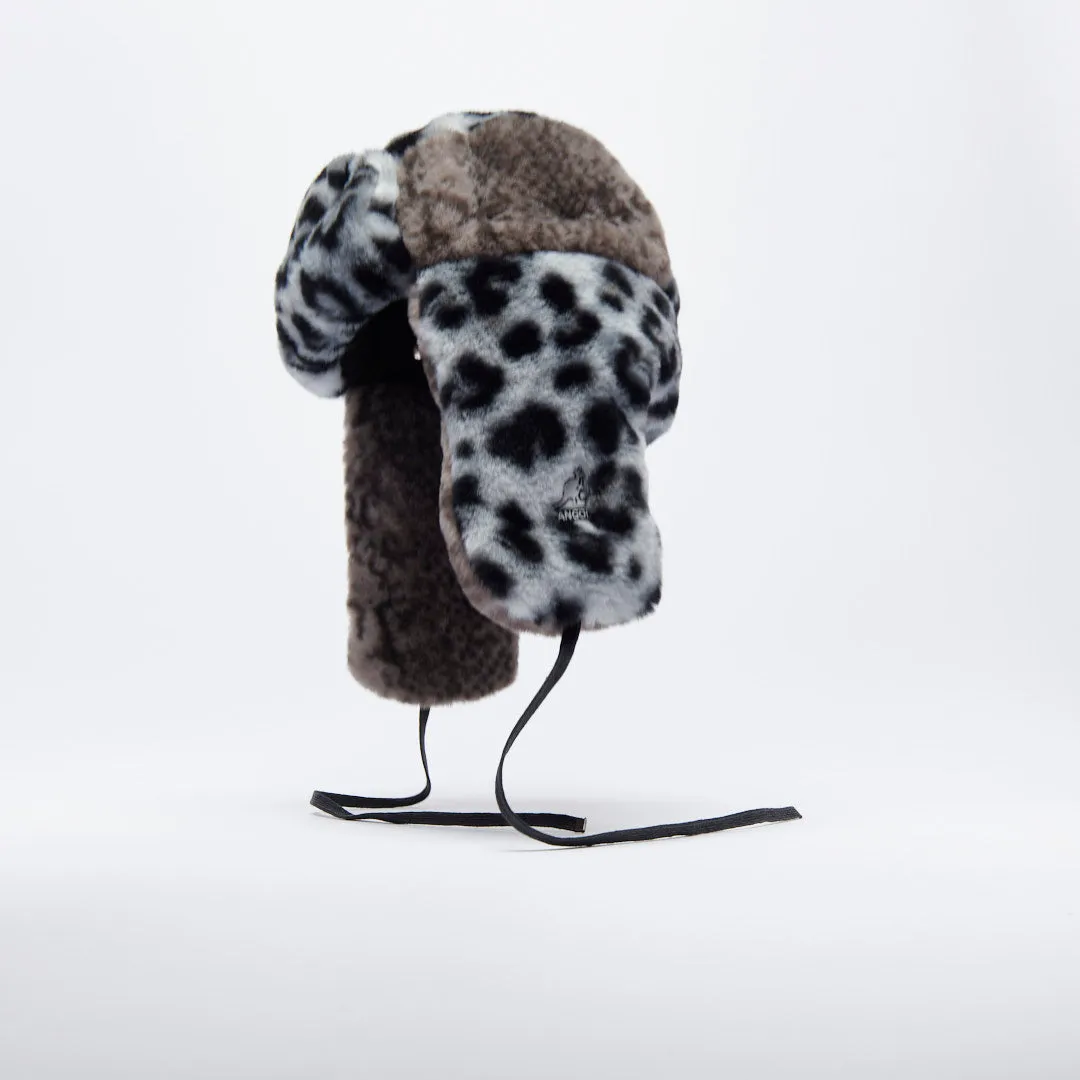 Chapeau Kangol - Wild Fur Trapper (Iced Lilac/Coal)