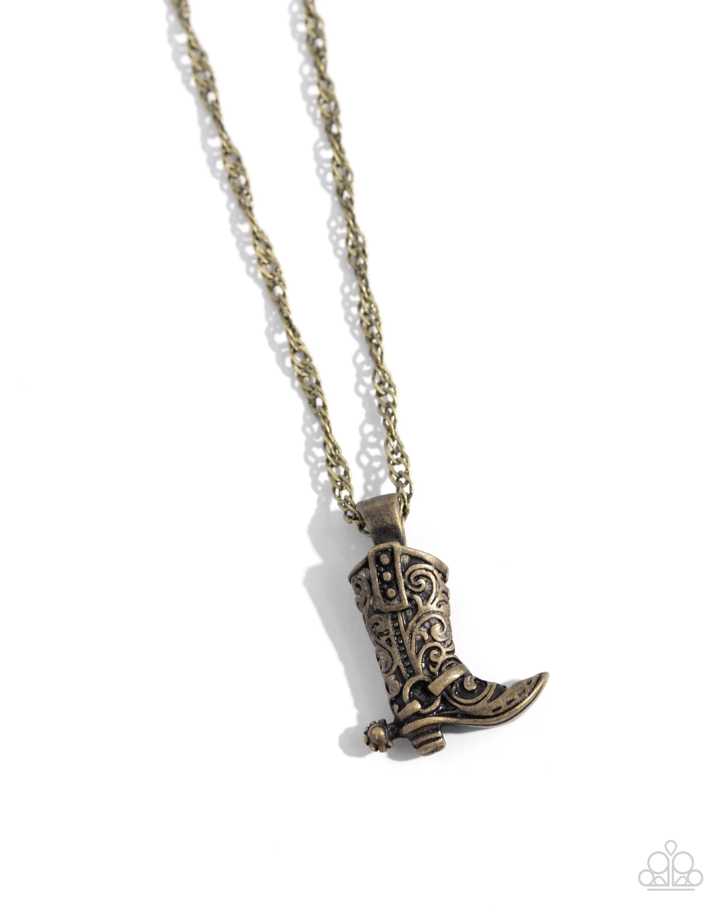 Collectable Cowboy Brass-Necklace