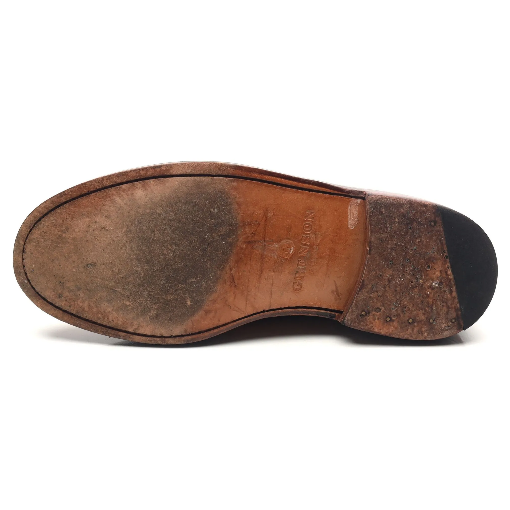 'Curt' Tan Brown Leather Derby UK 8 G