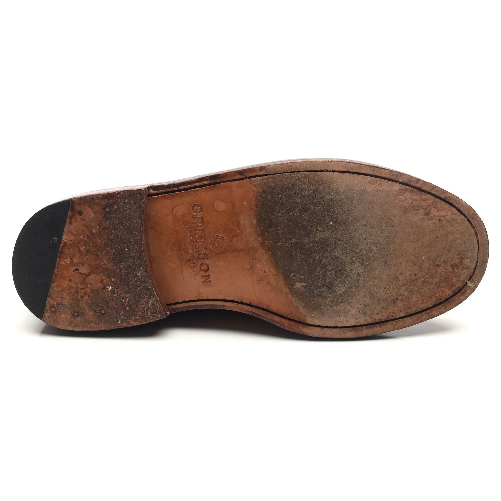 'Curt' Tan Brown Leather Derby UK 8 G