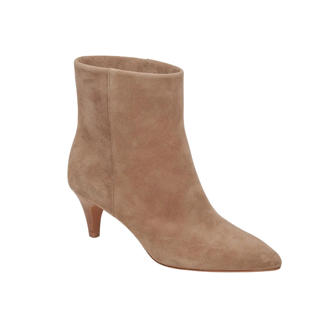 DEE KITTEN HEEL BOOTIE TRUFFLE