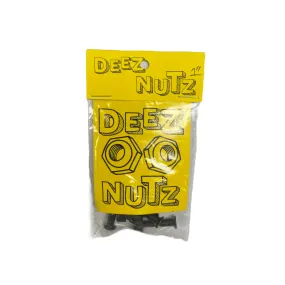 Deez Nuts Skateboard Bolts Allen Head Black 1