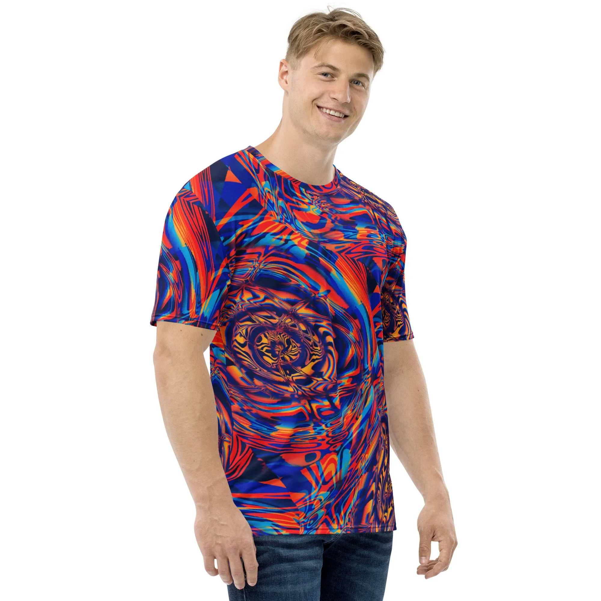 Desert Sunset Fractal Melt Unisex T-Shirt