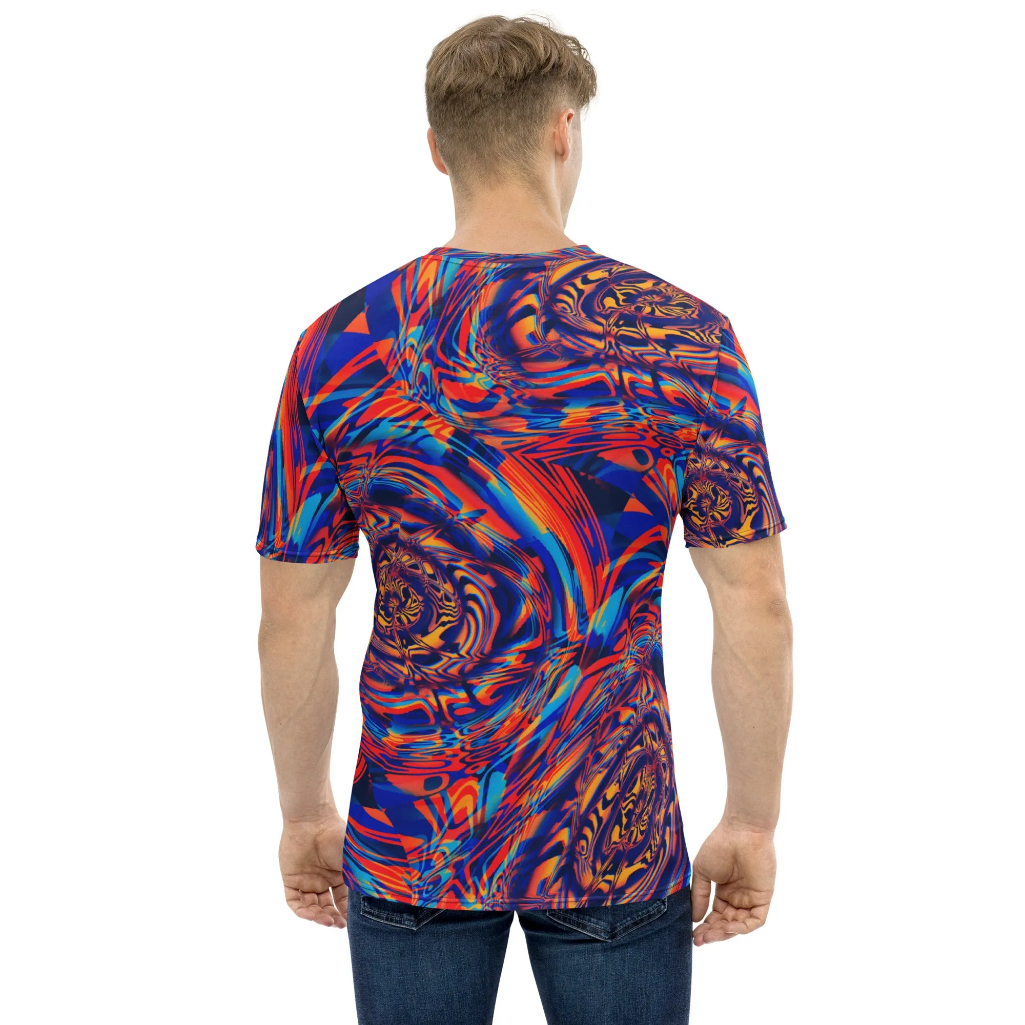 Desert Sunset Fractal Melt Unisex T-Shirt