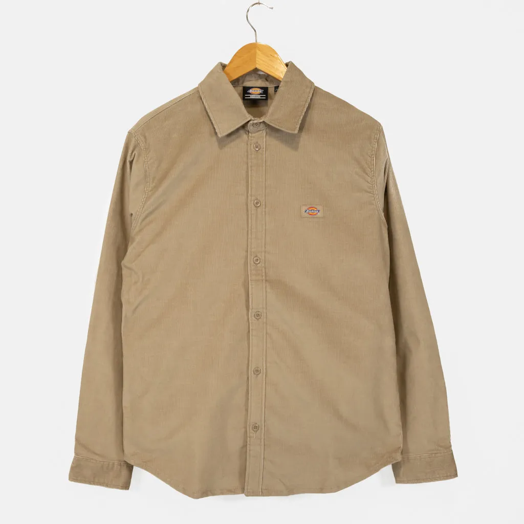 Dickies - Wilsonville Longsleeve Corduroy Shirt - Desert Sand