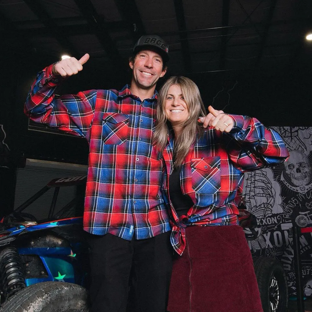 Dixxon - Travis Pastrana TP199 Blue/Red Flannel