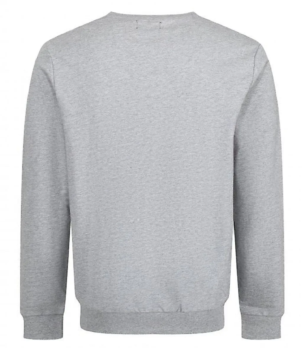 DKNY River Long Sleeve Lounge Top Grey Marl