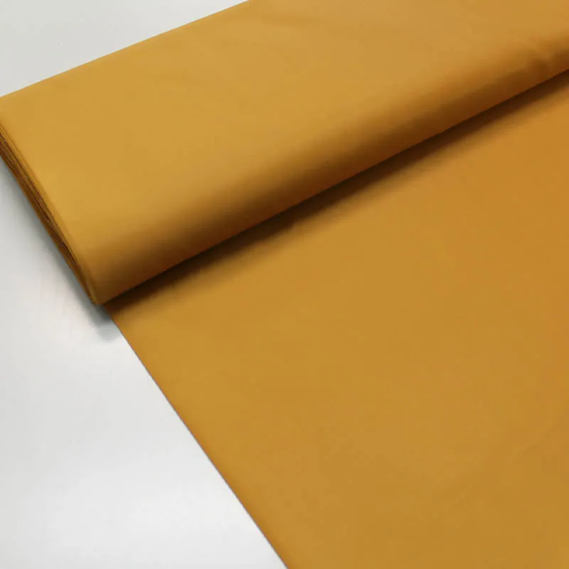 Dressmaking Anti Static Polyester Lining  - Mustard Yellow