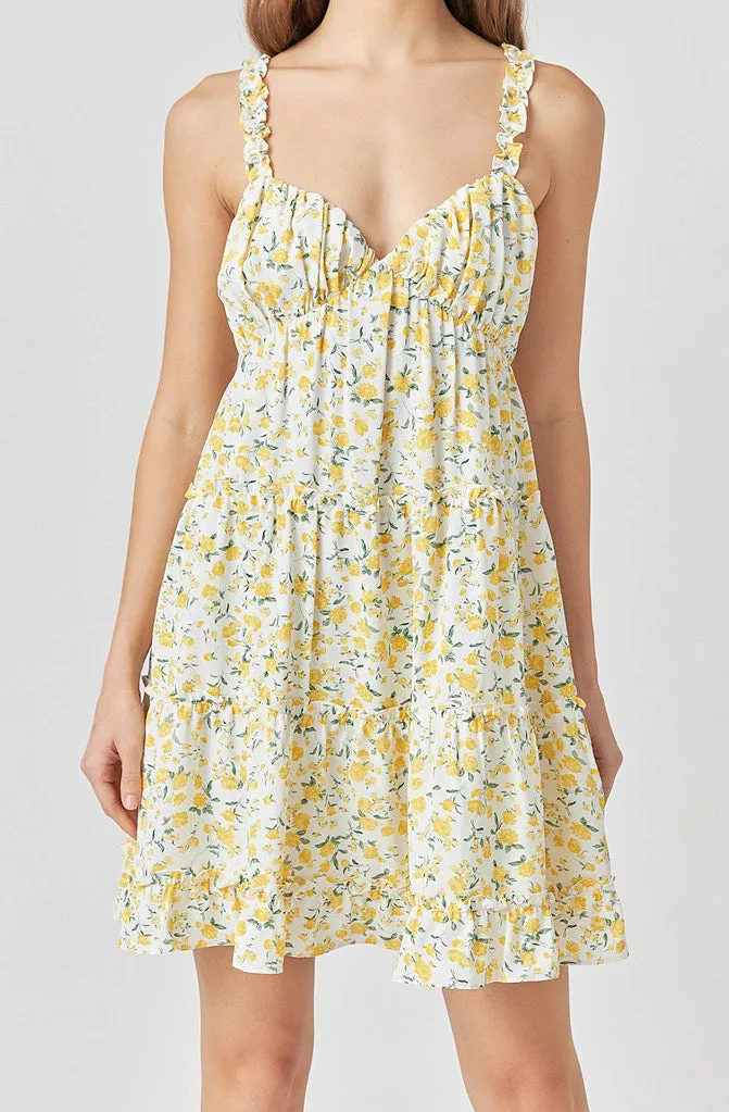 EASY LIKE SUNDAY MORNING FLORAL DRESS