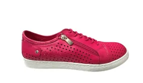 Eg17 Lace Up Soft Hole Upper - Fuschia