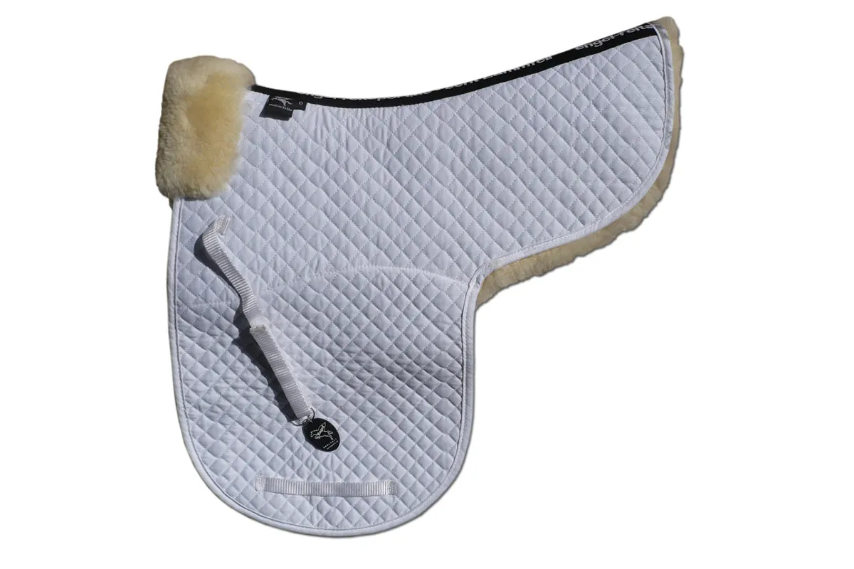 Engel Sheepskin GP Numnah – Half Lining & Pommel Roll