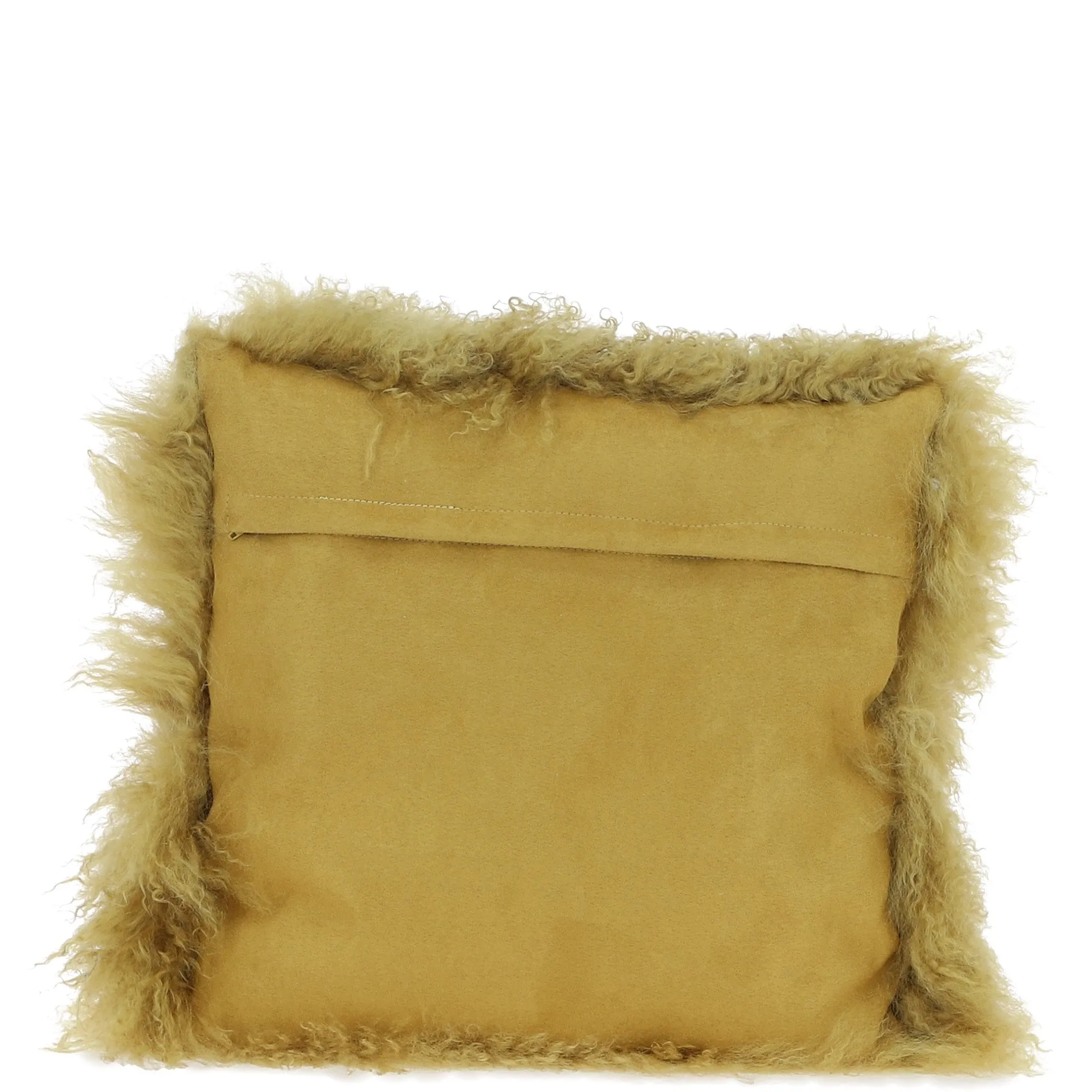 Fenland Sheepskin Cushion Straw Yellow: FF-Tibetan